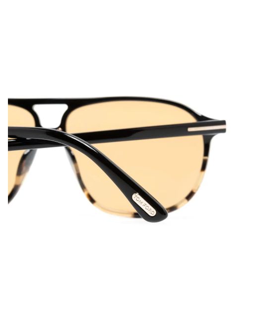 Tom Ford Natural Pilot-Frame Sunglasses for men