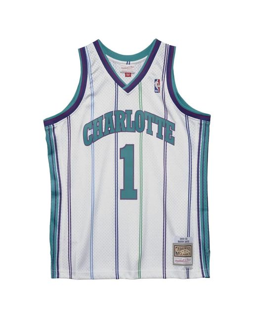 Mitchell & Ness Blue Striped Tank Top for men