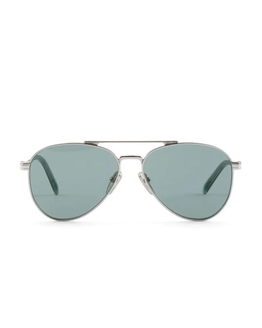 メンズ Prada メタルフレーム サングラス Blue