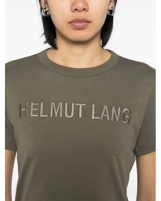 Helmut Lang Green T-Shirts And Polos