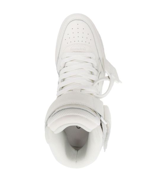 Off-White c/o Virgil Abloh Out Of Office High-top Sneakers in het White