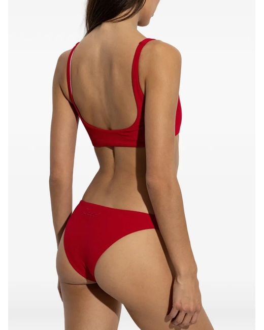 Bas De Bikini Texturé DSquared² en coloris Red