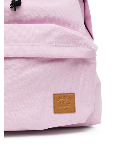 Lacoste Pink Croc Backpack for men