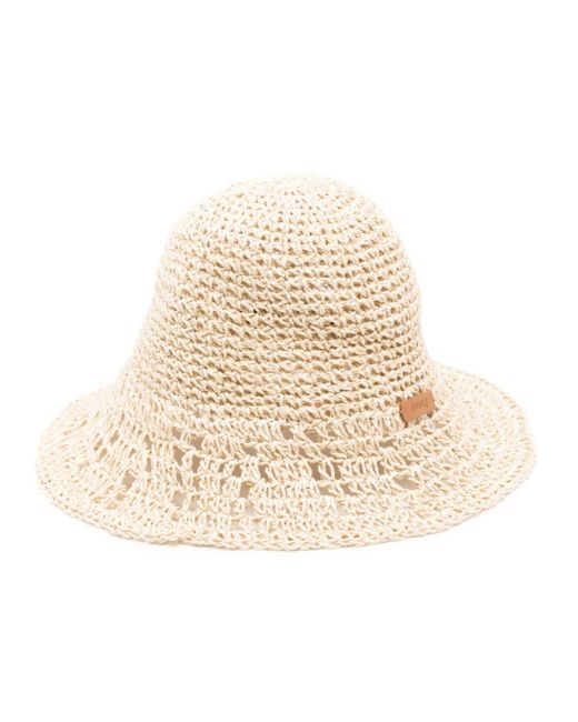 Sombrero de rafia Juun.J de color Natural
