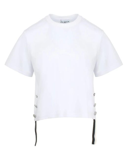 Ports 1961 White Comfort Cotton T-Shirt