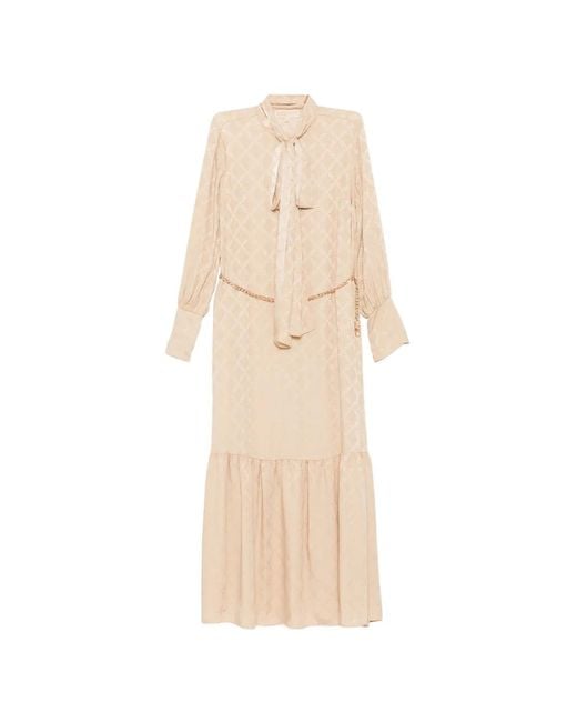 Michael Kors White Monogram Maxi Dress