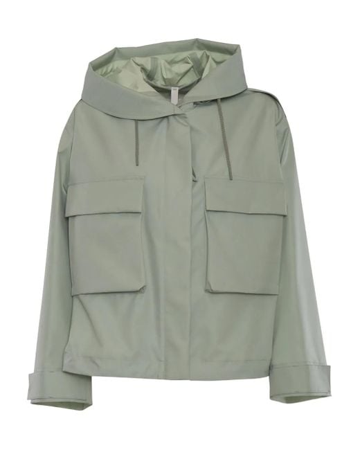DUNO Green Azal Patch-Pocket Jacket