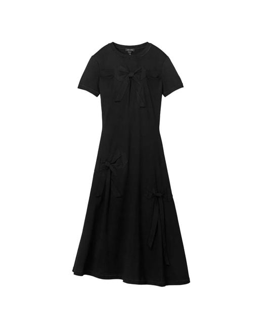 Marc Jacobs Black Bow Midi Dress