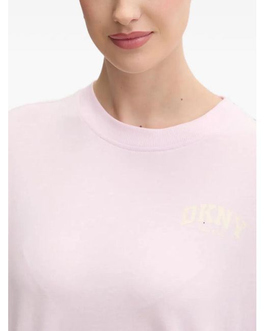 DKNY Pink Long-Sleeved Sweatshirt