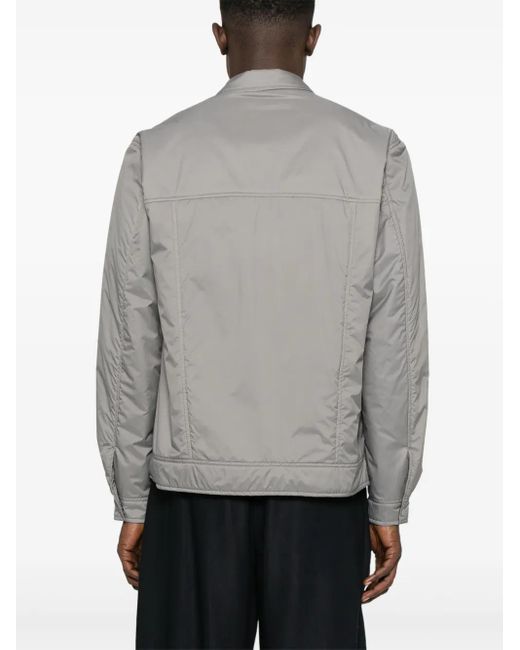 メンズ Herno パデッド シャツ Gray
