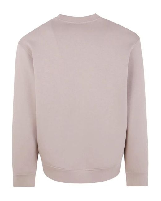 Emporio Armani Gray Patch-Pocket Cotton Sweater for men