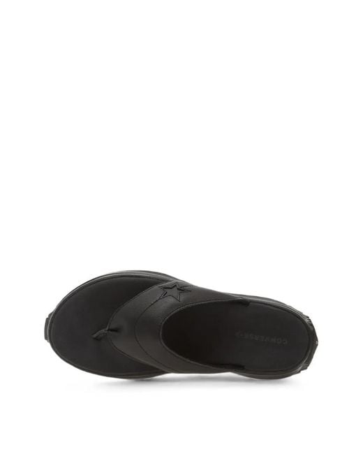 Converse Black Run Star Platform Sandals