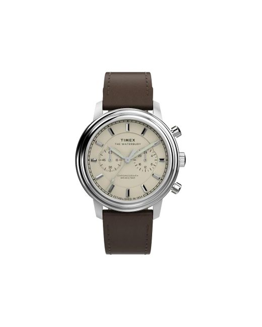 Montre Waterburry 41 Mm Timex pour homme en coloris White