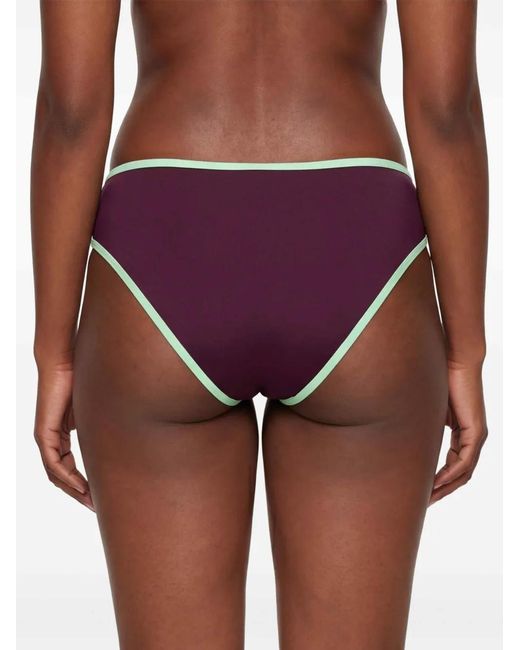 Kiki de Montparnasse Purple Contrast Bikini Bottom