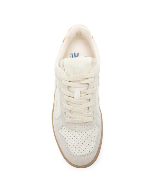 Veja White Lace-Up Sneakers