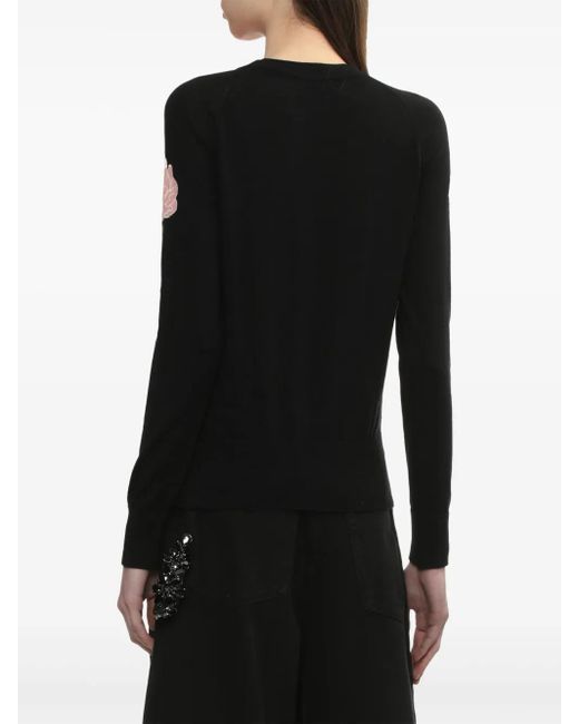 Simone Rocha フローラル セーター Black