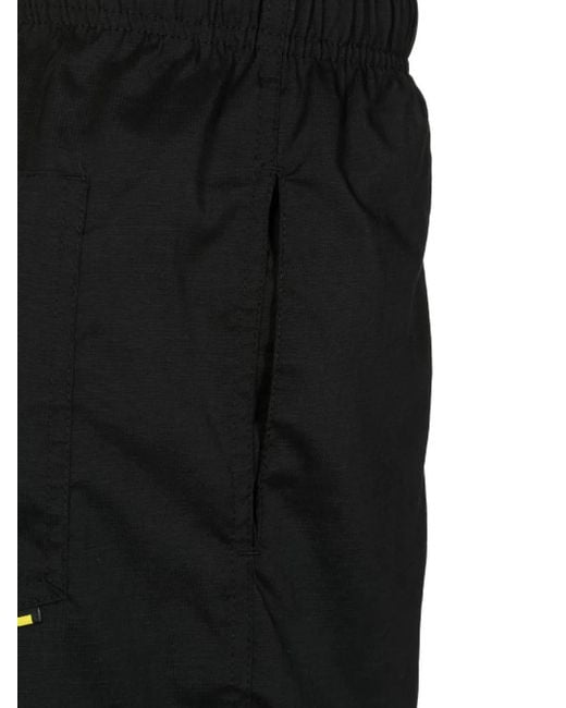 メンズ Osklen ロゴ トランクス水着 Black