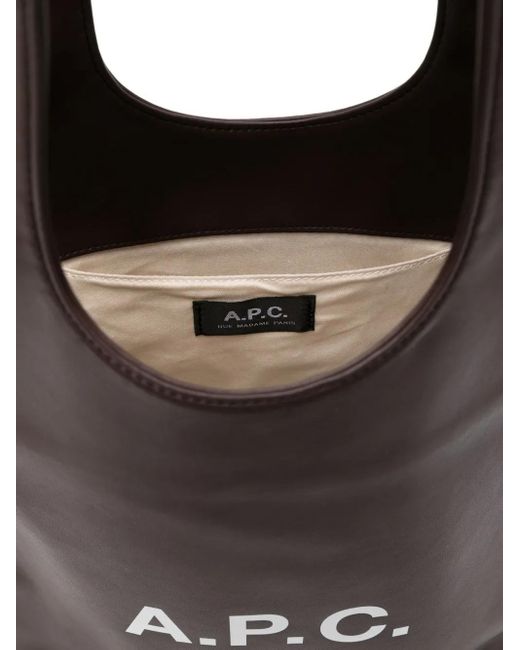 A.P.C. Black Kleine Ninon Tote Bag