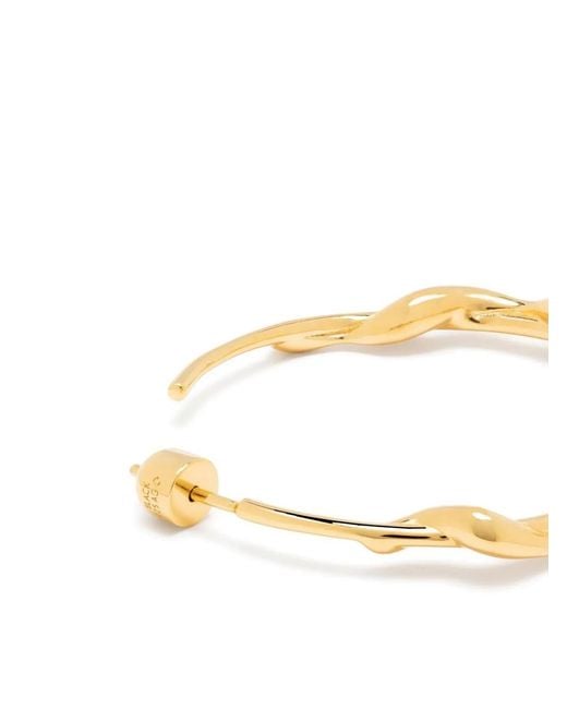 Maria Black Metallic Nuri 35 Hoop Earring