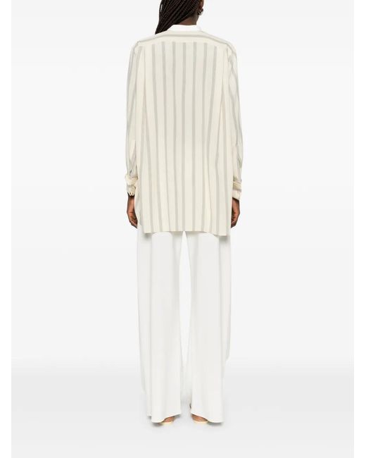 Camisa A Rayas The Row de color White