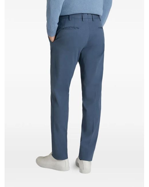 Incotex Blue Royal Batavia Slim Trousers for men