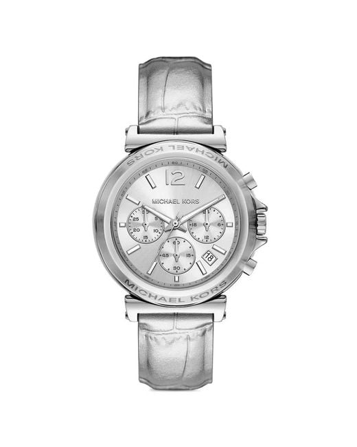 Michael Kors Gray Maren Chronograph 39Mm Watch