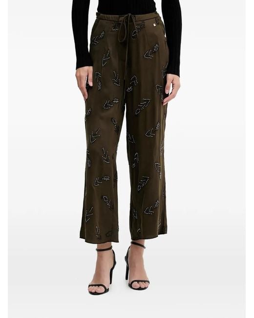 Pedro Del Hierro Madrid Black Drawstring-Waist Trousers