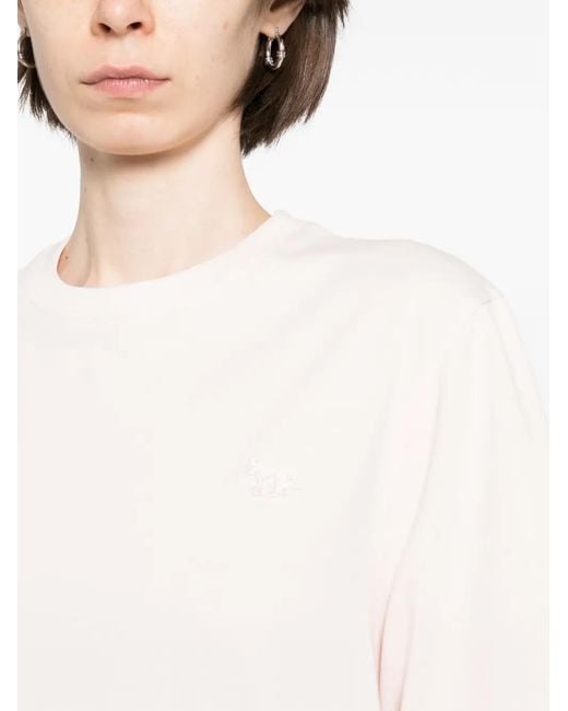 Maison Kitsuné Pink Baby Fox Patch T-Shirt