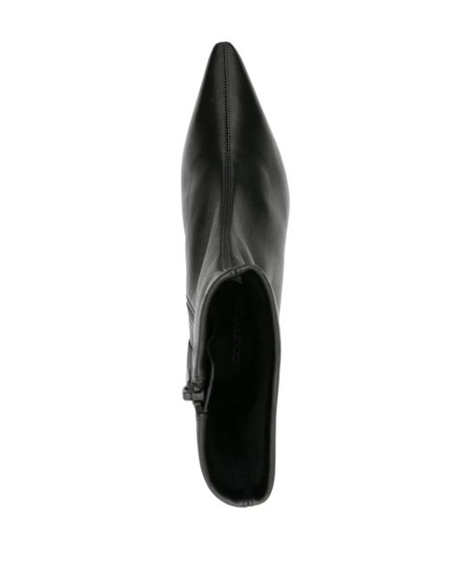 Courreges Black Scuba 45Mm Leather Boots