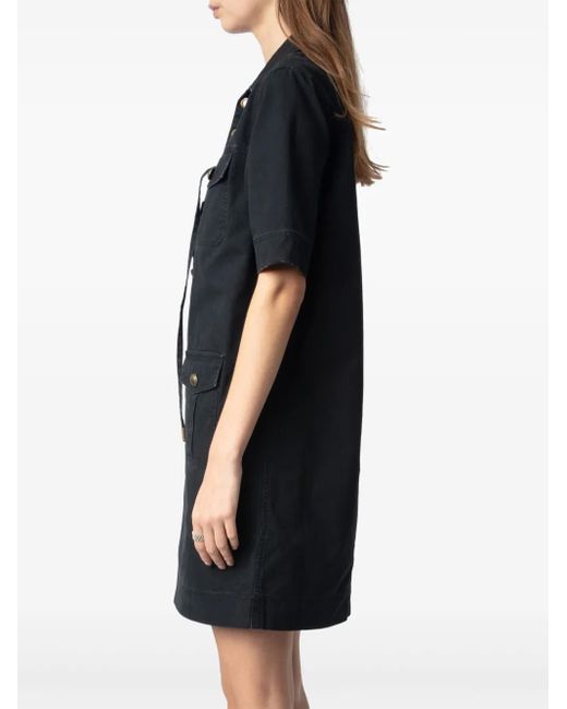 Zadig & Voltaire Black Record Mini Dress