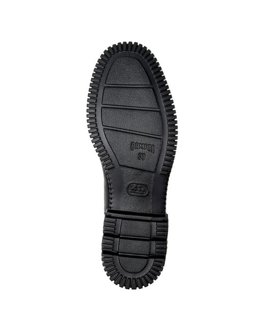 Camper Black Bottines Pix En Cuir