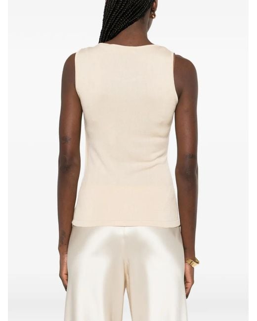 AYA MUSE Natural Taylx Draped Top