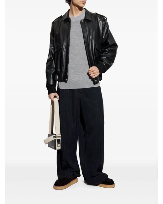 Jacquemus Gray Wool Sweater for men