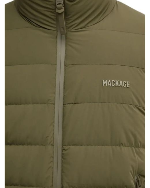 Mackage Green Haney-City Padded Panelled Jacket for men
