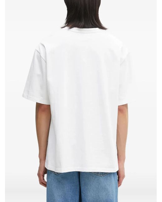 Fiorucci White Graphic-Print T-Shirt