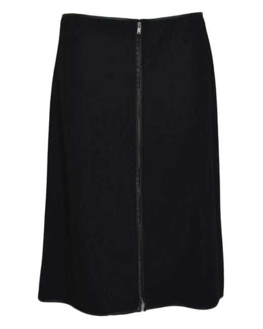 Jil Sander ジップ スカート Black