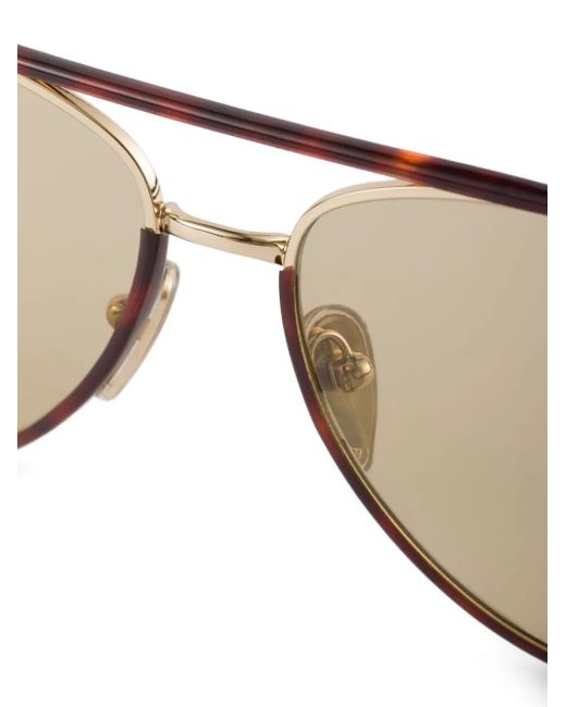 Prada Natural Getönte Pilotenbrille