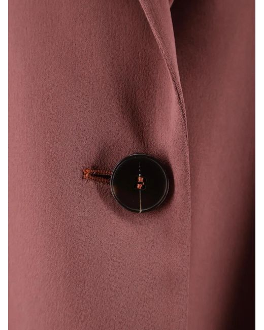 Alysi Pink Single-Breasted Blazer