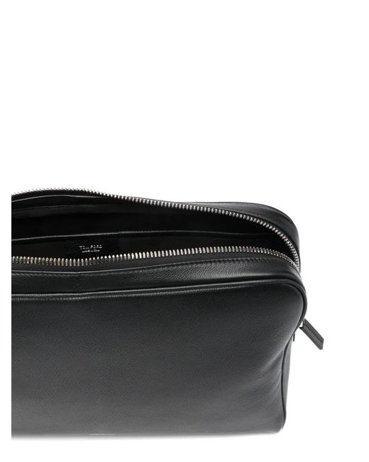 Tom Ford Black Zip-Up Briefcase for men