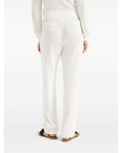Brunello Cucinelli トラックパンツ White
