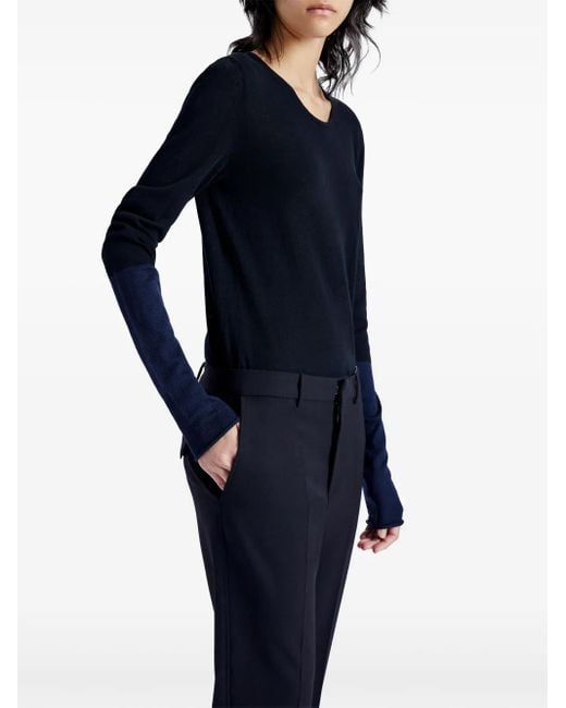 Proenza Schouler Blue Myers Cotton Trousers