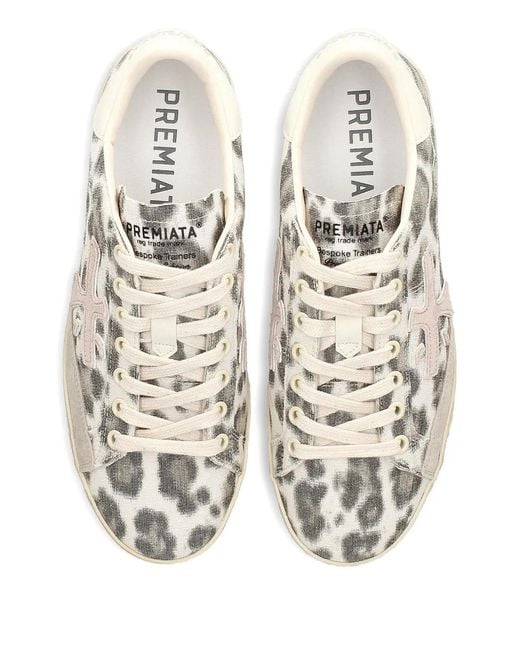 Premiata White Steven Sneakers
