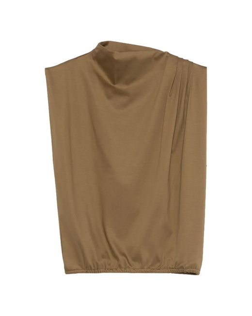 Soeur Green Idris Draped Top