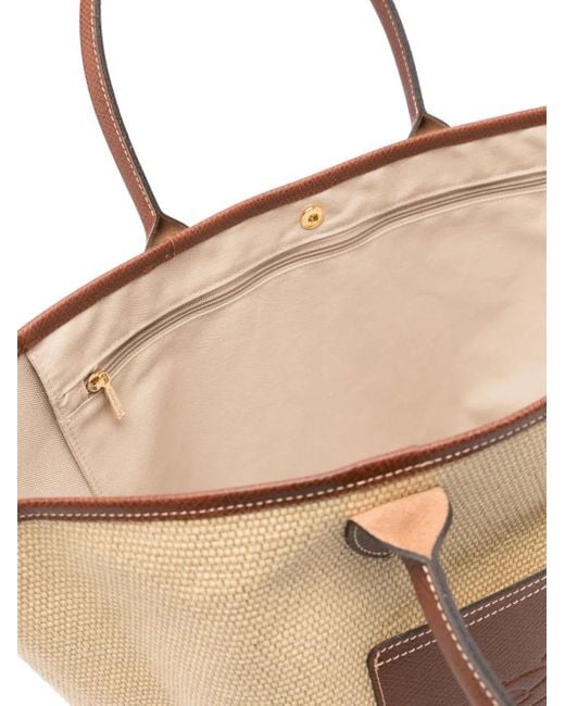 Longchamp Le Pliage Collection Basket ハンドバッグ L Natural