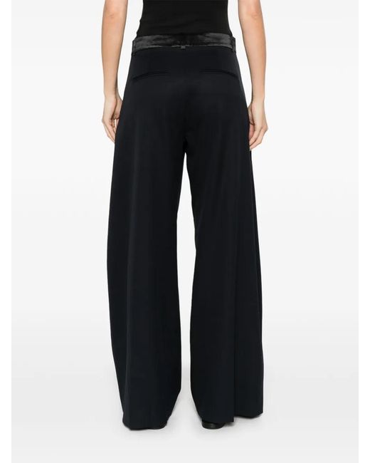 Nackiyé White Pantalon Palazzo Hutton En Velours