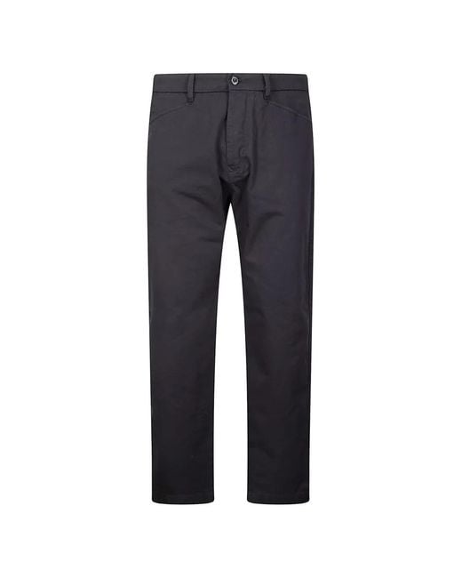 C P Company Blue Welt-Pocket Trousers for men