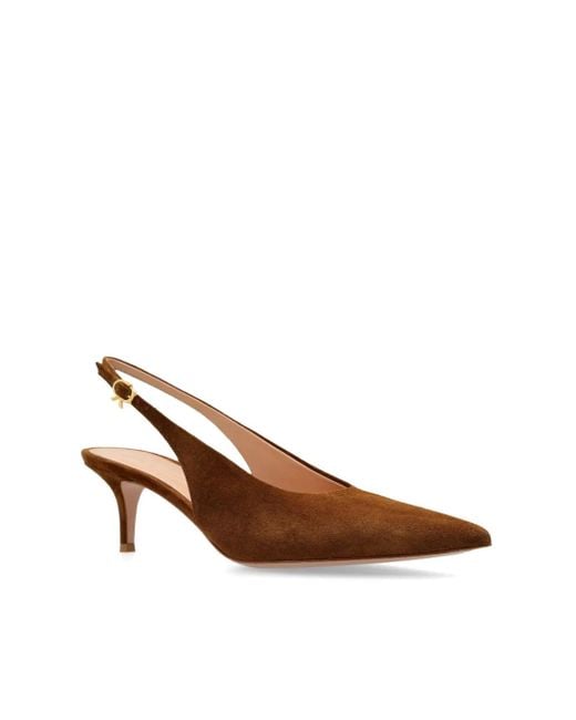Gianvito Rossi Brown Robbie Sling T.55 Shoes