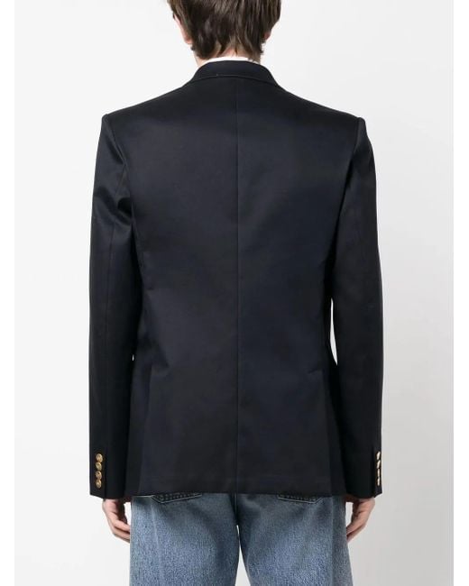 Valentino Garavani Blue Single-Breasted Blazer for men