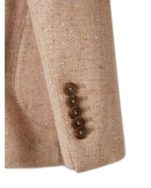 Tagliatore Natural Single-Breasted Blazer for men
