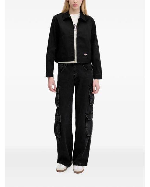 Dickies Black Zip Front Jacket